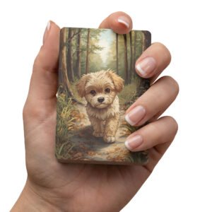 Adorable Puppy Playing Cards