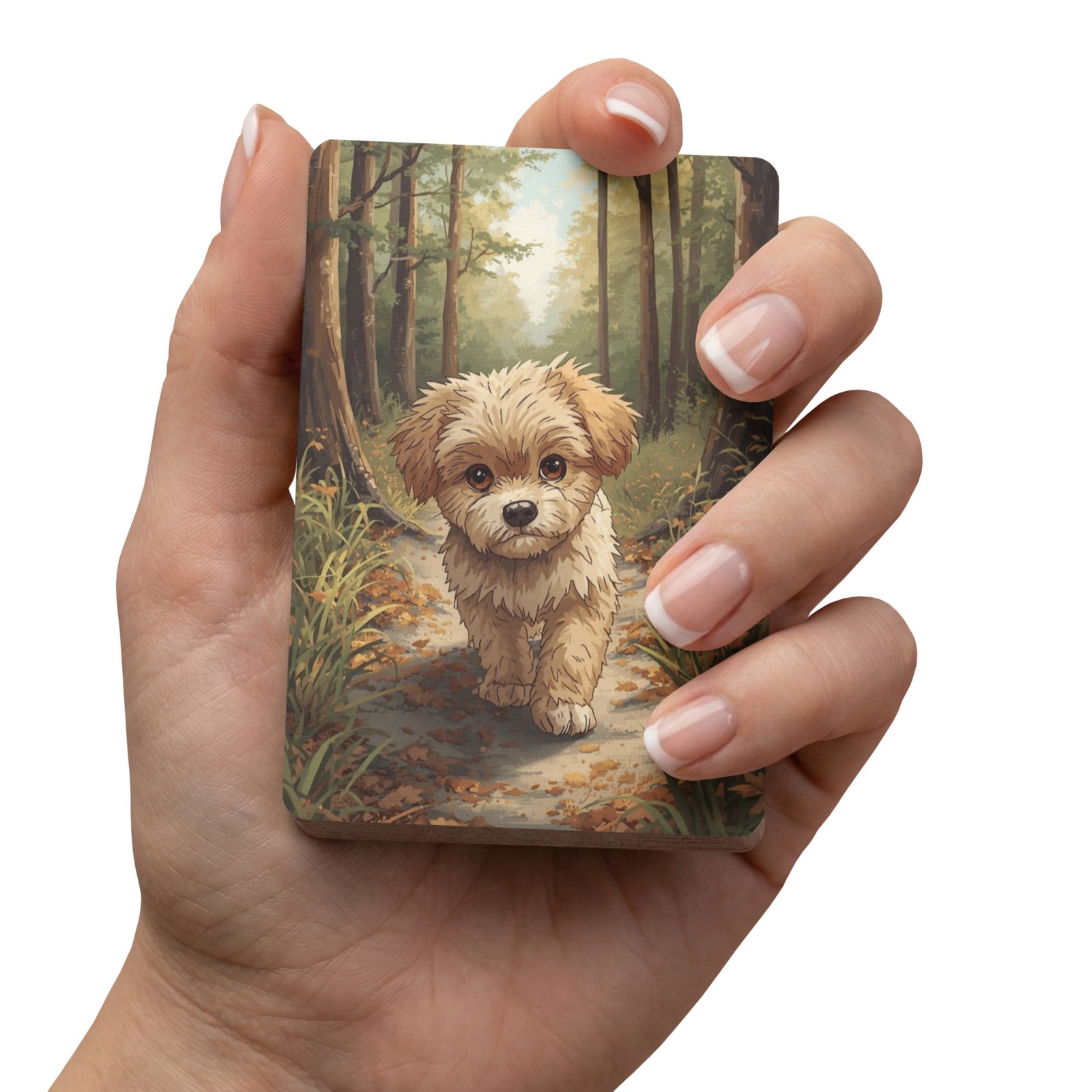 Adorable Puppy Playing Cards
