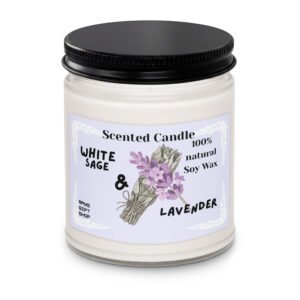 White Sage & Lavender Candle