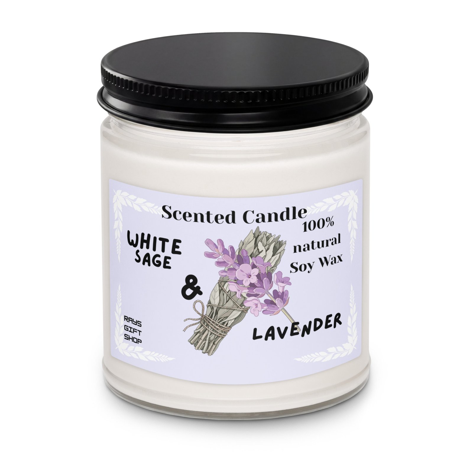 White Sage & Lavender Candle
