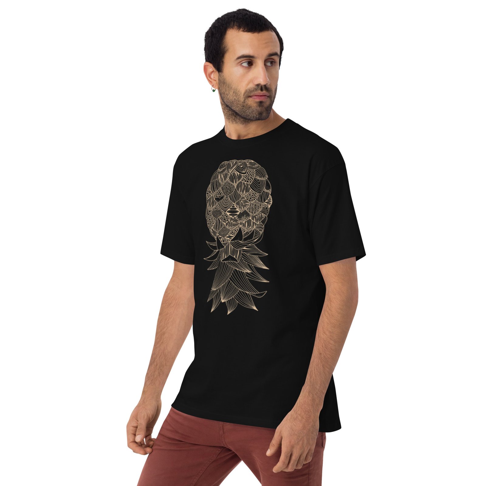 Upsidedown Pineapple Cotton Tee - Image 3