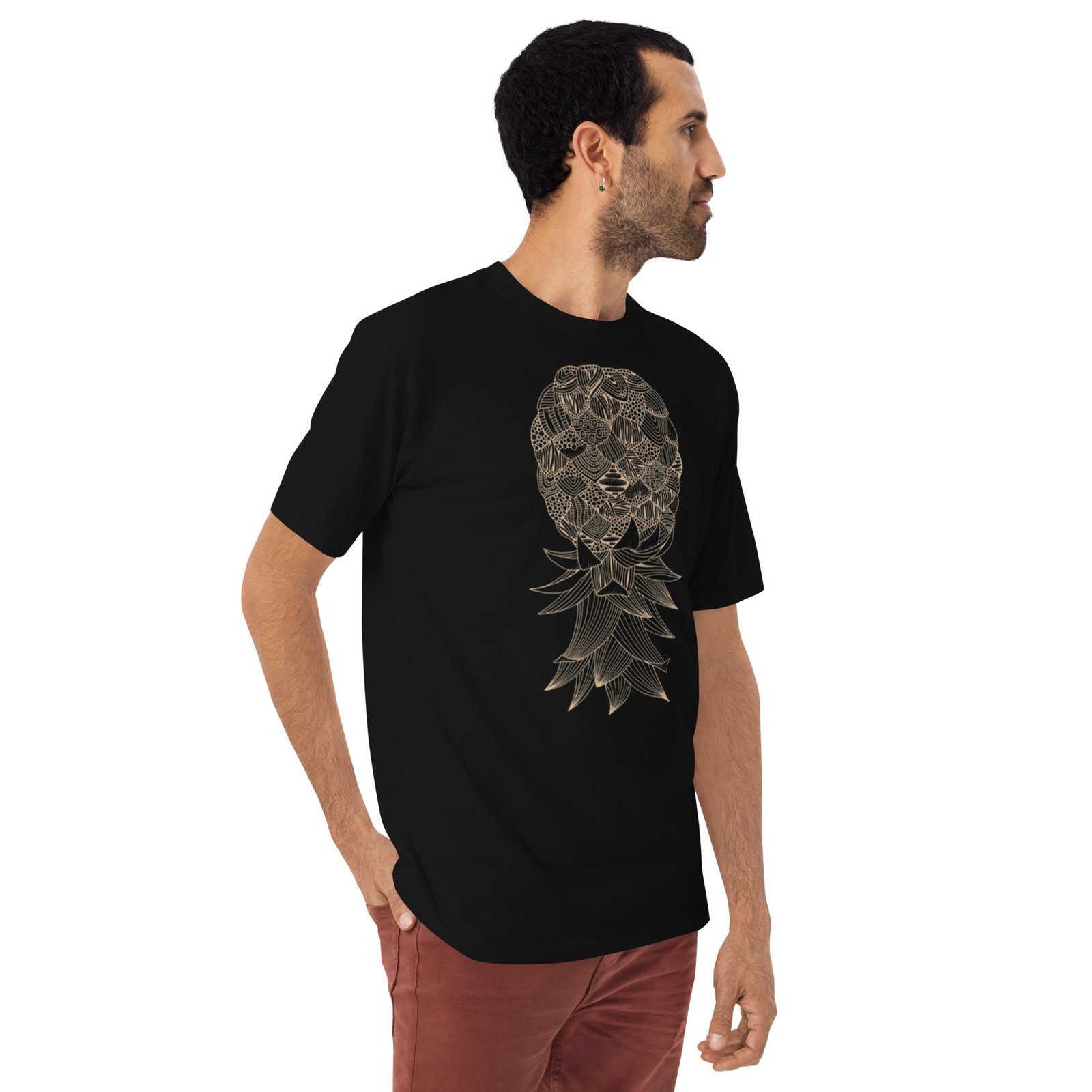 Upsidedown Pineapple Cotton Tee - Image 2