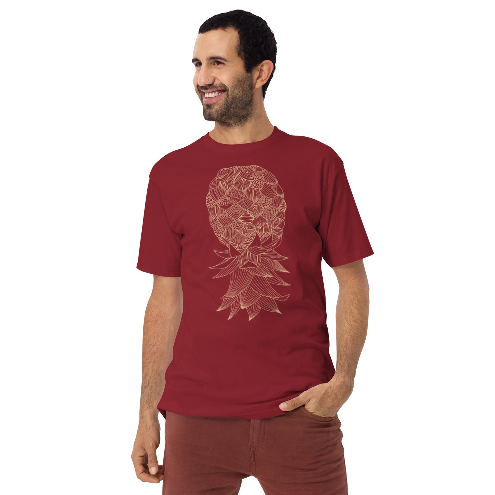 Upsidedown Pineapple Cotton Tee - Image 5